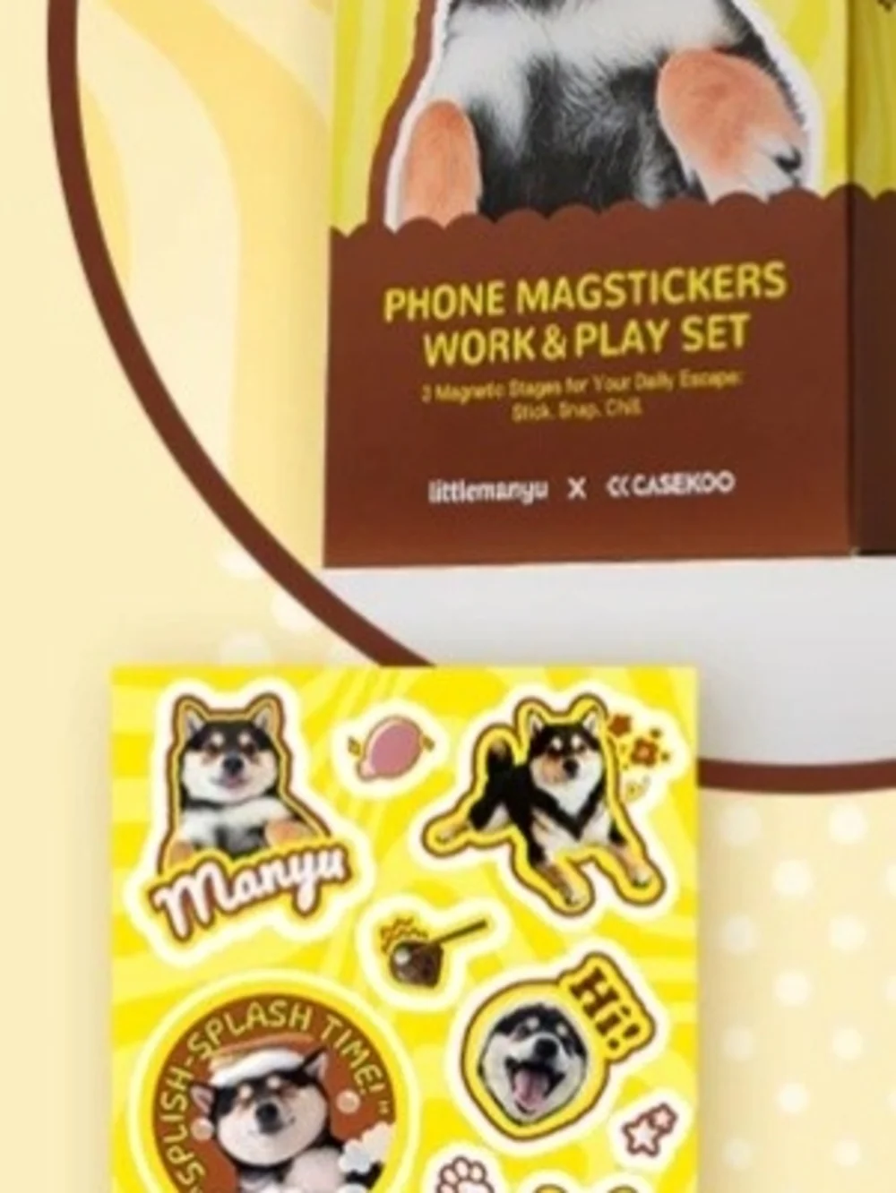 NIB! Collab x Manyu Pawfect Chill Time Magic Stand Pro Case
